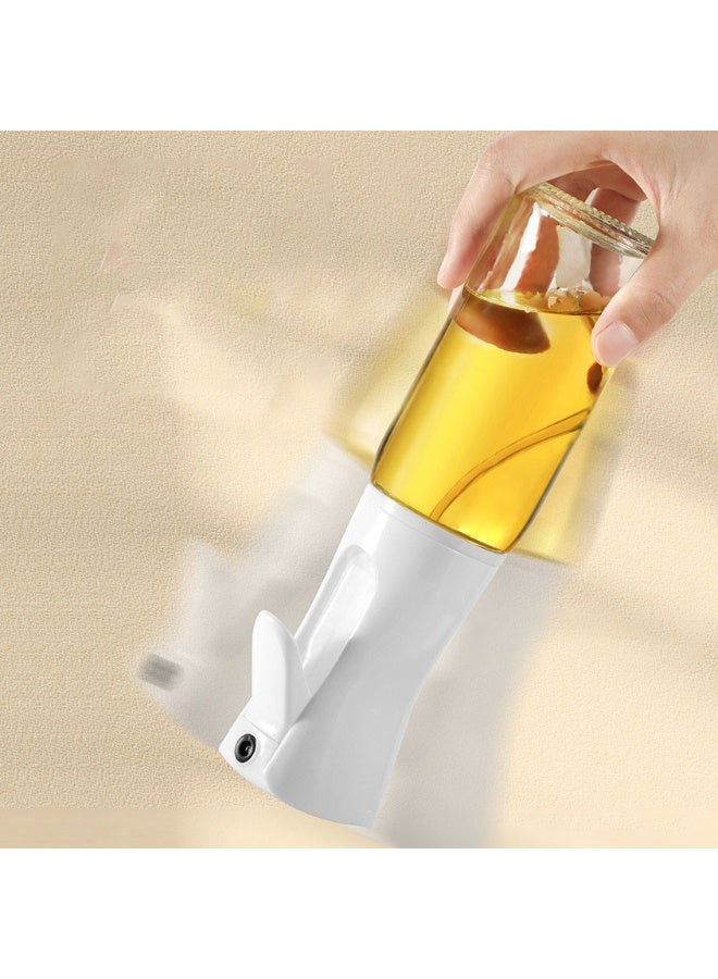 TaimAs Oil Spray Bottle 300ml – Refillable BPA-Free Mist Sprayer for Cooking, Air Fryer, BBQ & Salad, Lightweight Kitchen Oil Dispenser, White & Clear | TaimAs - Image 4